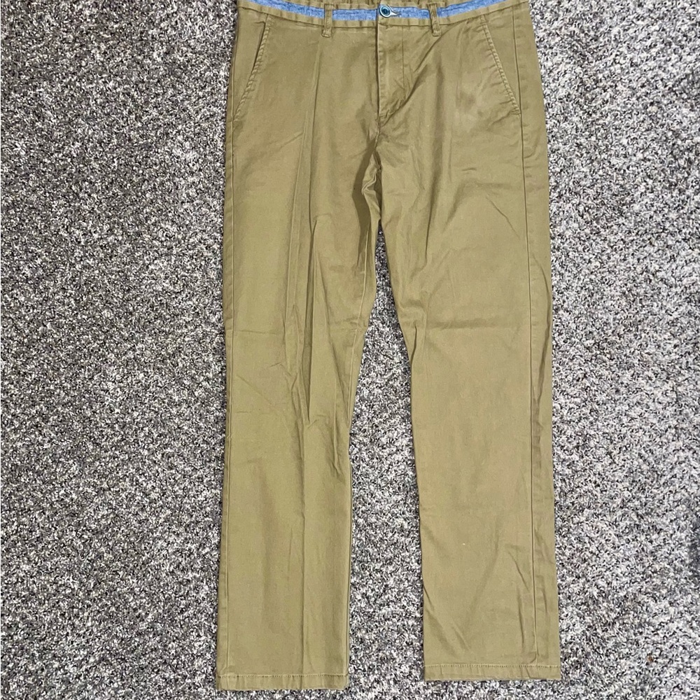 LON NYC Mens Size 33 Tan Khaki Pants
